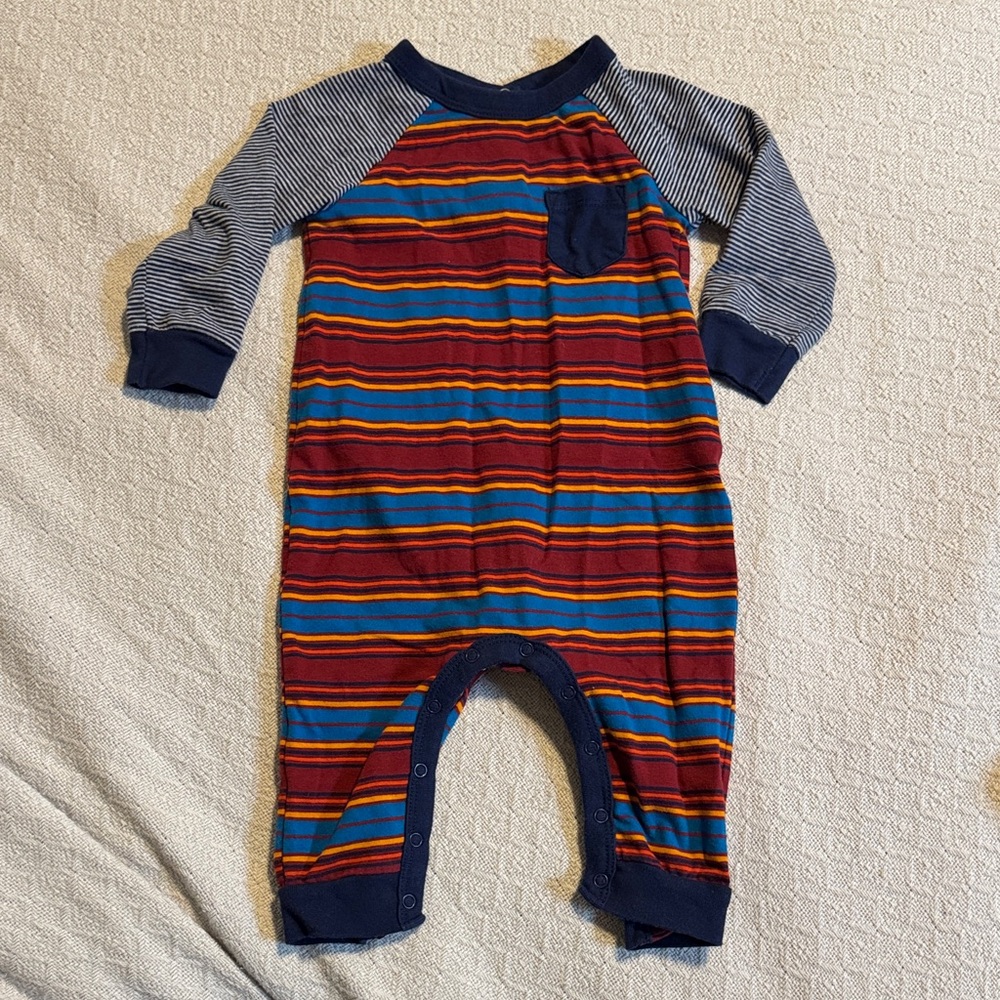 Cat & Jack Colorful Striped Kids Footie